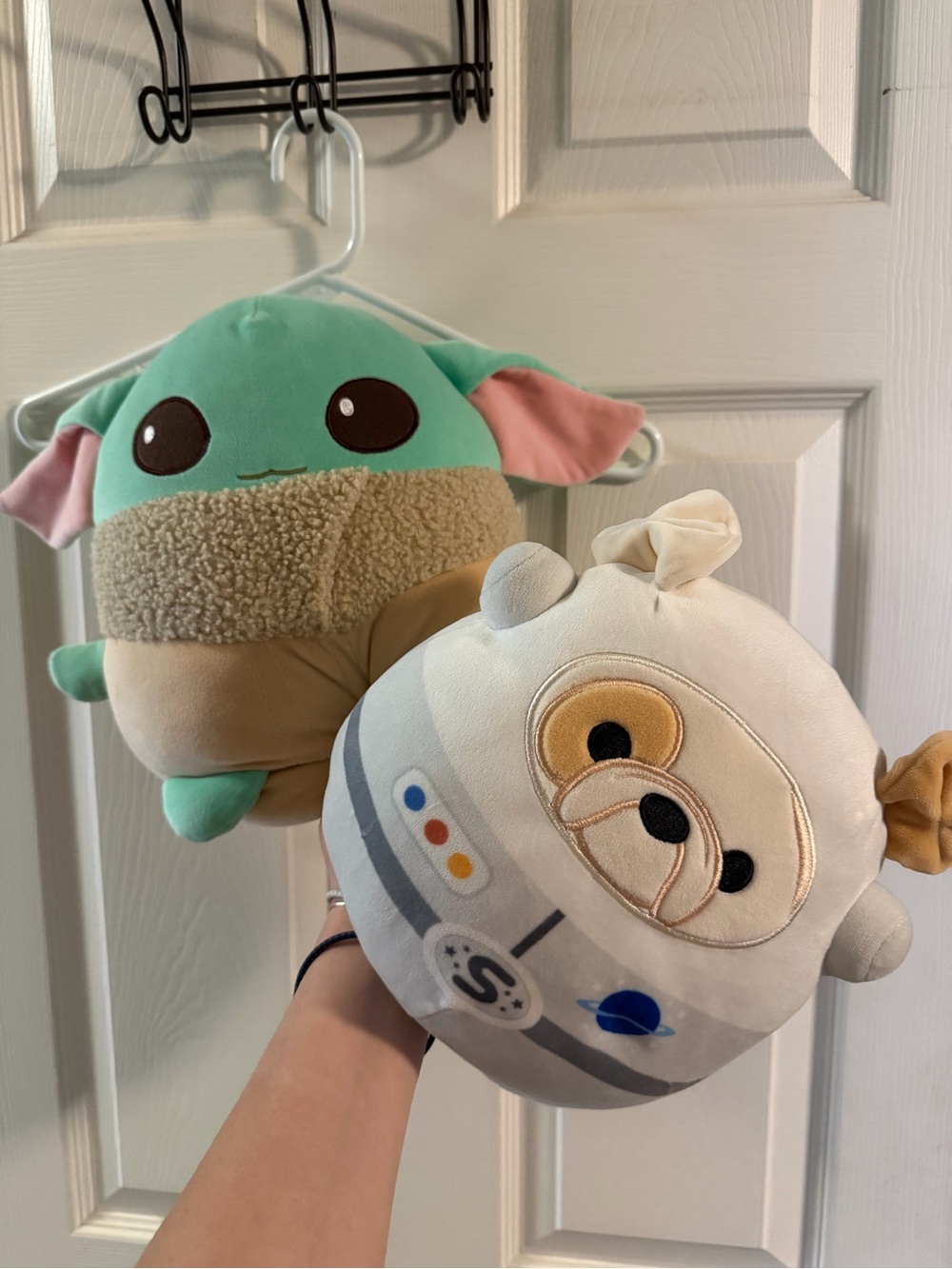 Squishmallows yoda and space dog bundle medium size
